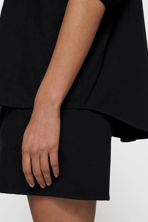 10Days Black linen shirt