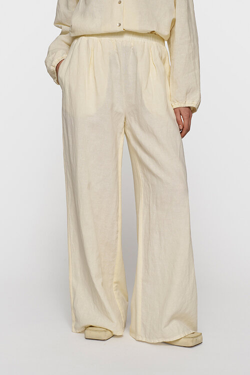 10Days Vanilla flowy pants linen