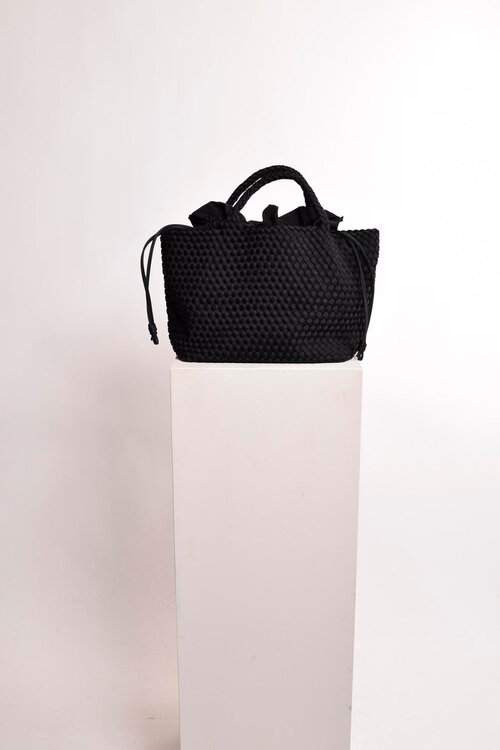 Marrea Tassen Zwarte Neopreen Tas