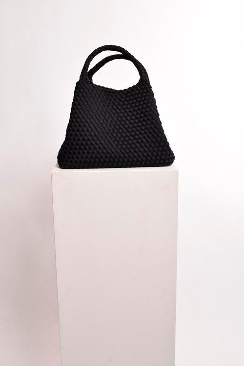 Marrea Tassen Zwarte Neopreen Tas