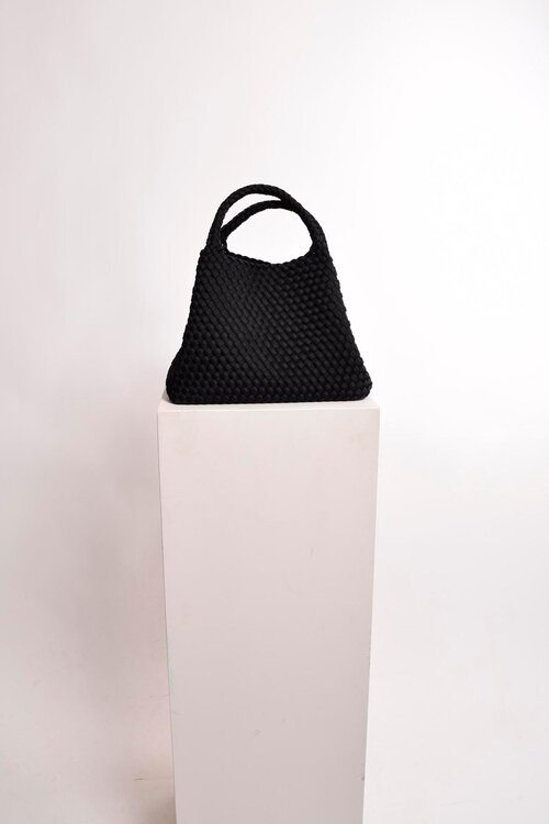 Marrea Tassen Zwarte Neopreen Tas