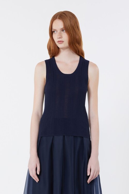 Max Mara Weekend Navy Top