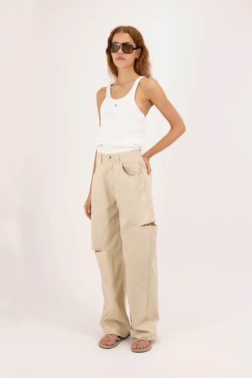 Icon Denim Beige Jeans