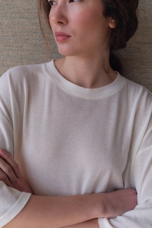 American Vintage Ecru T-shirt