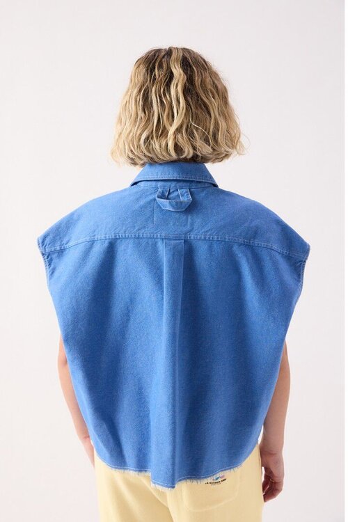 American Vintage Blauw Blouse