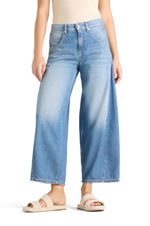 Cambio Blauwe Orla Wide Leg Jeans