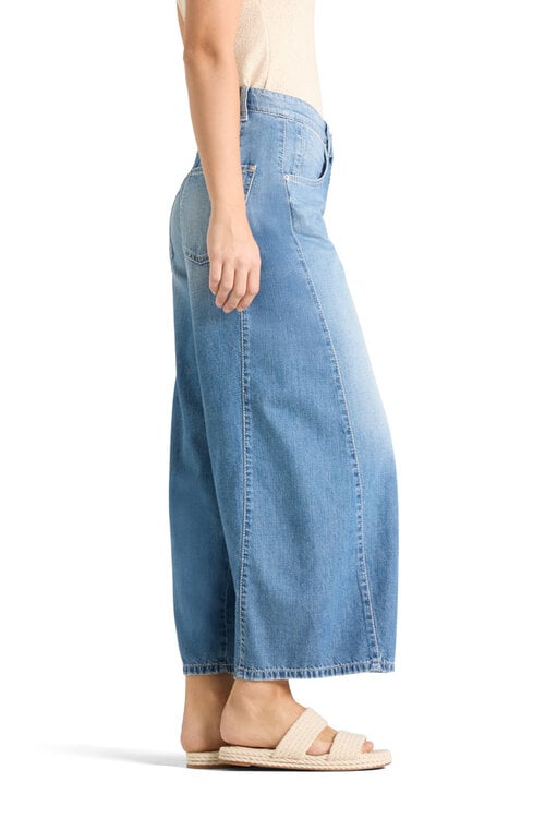 Cambio Blauwe Orla Wide Leg Jeans