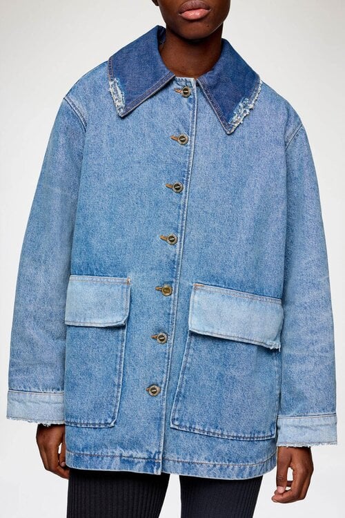 Ganni Indigo Denim Jacket