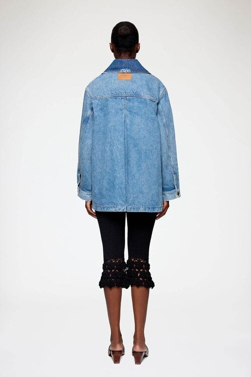 Ganni Indigo Denim Jacket