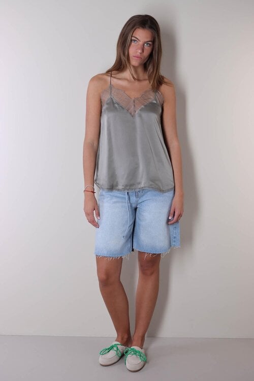 IRO Top berwyn olijf groen