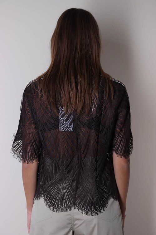 Co'couture Bruine Leti Lace Blouse