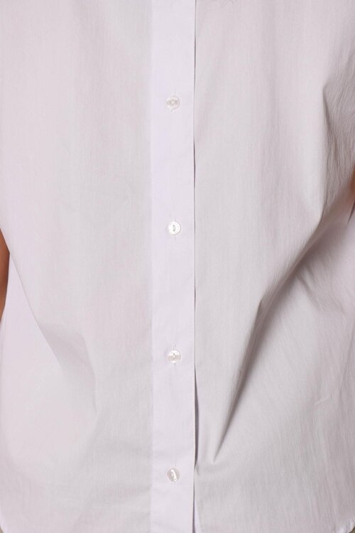 Co'couture White Elara Slit back Shirt