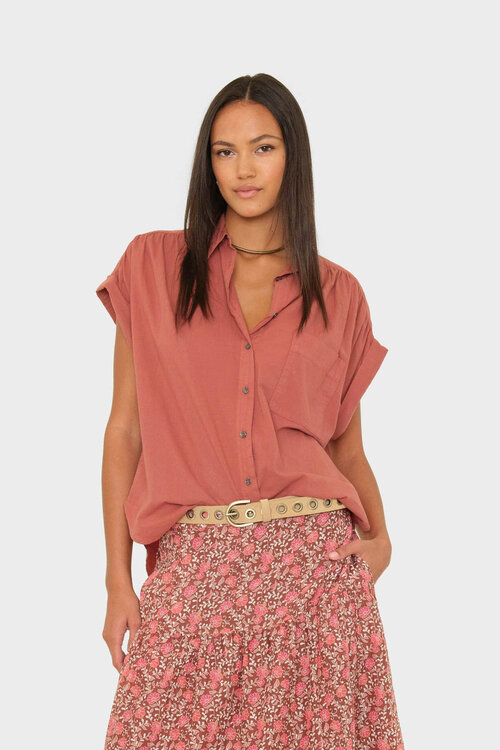 Xirena Oud Roze Blouse