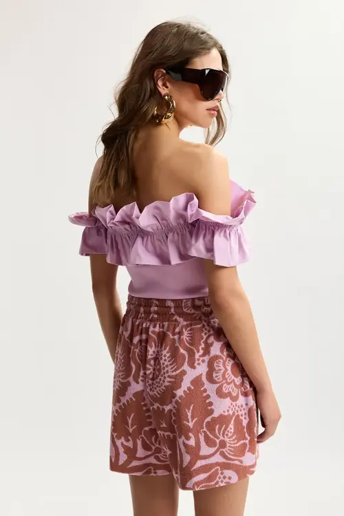 Essentiel Antwerp Roze en bruine short