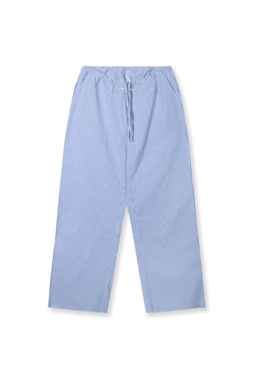 10Days cotton pants stripes blauw