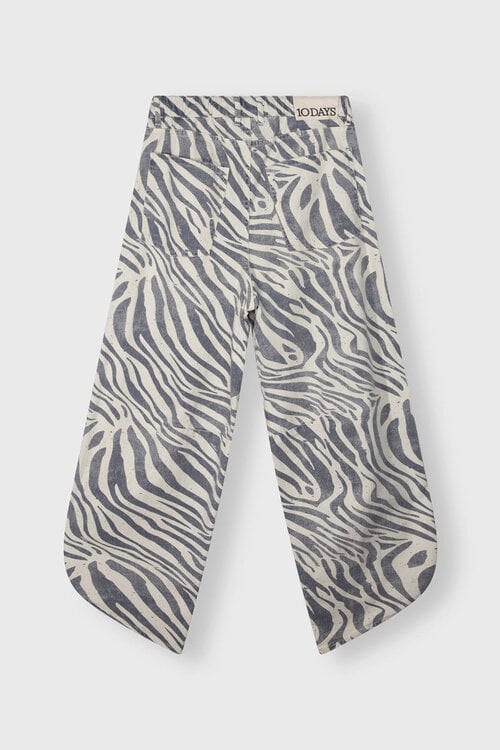 10Days western pants zebra