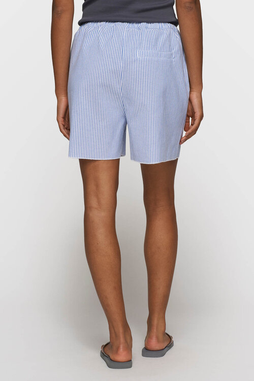 10Days cotton shorts stripes blauw