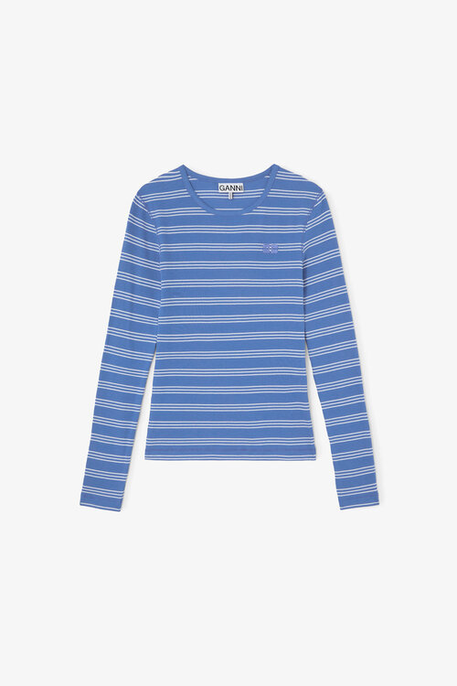 Ganni Lichtblauw T-shirt