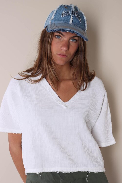 Ganni Indigo Cap