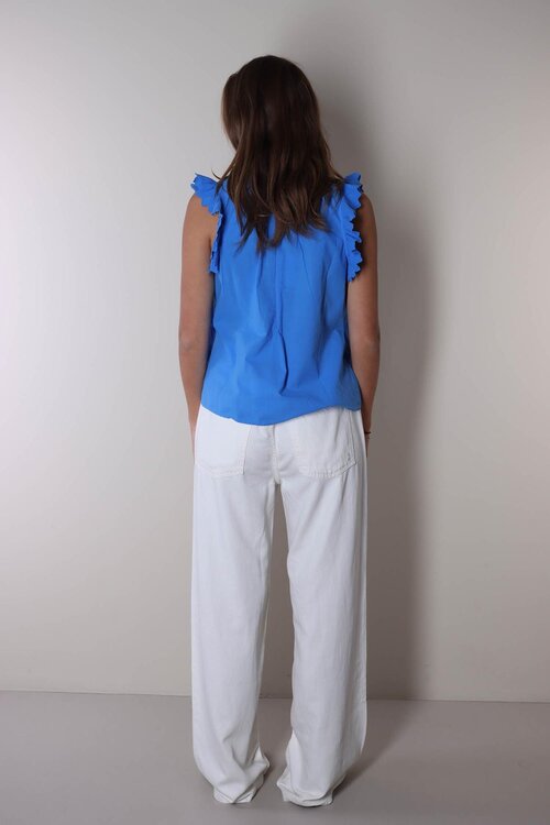 Xirena Blauw Blouse