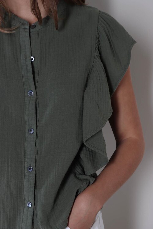 Xirena Kaki Blouse