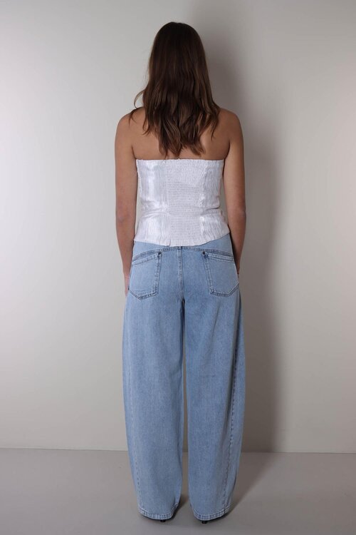 Co'couture Indigo Asja Barrel Jeans