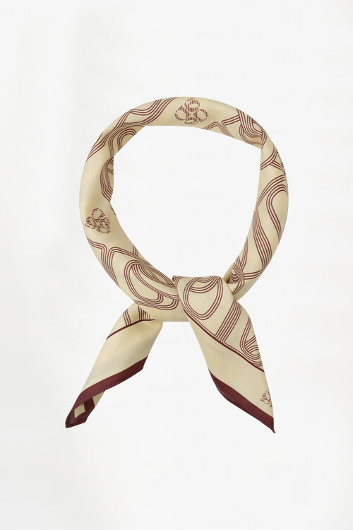 Dante 6 Gele Monogram Scarf