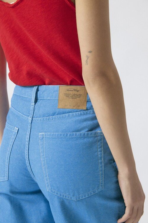 American Vintage Blauw Pantalon