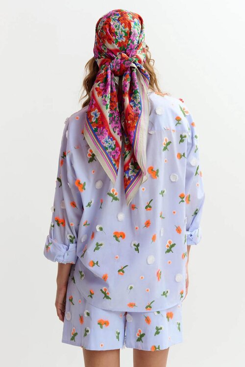 Essentiel Antwerp Lichtblauwe Blouse