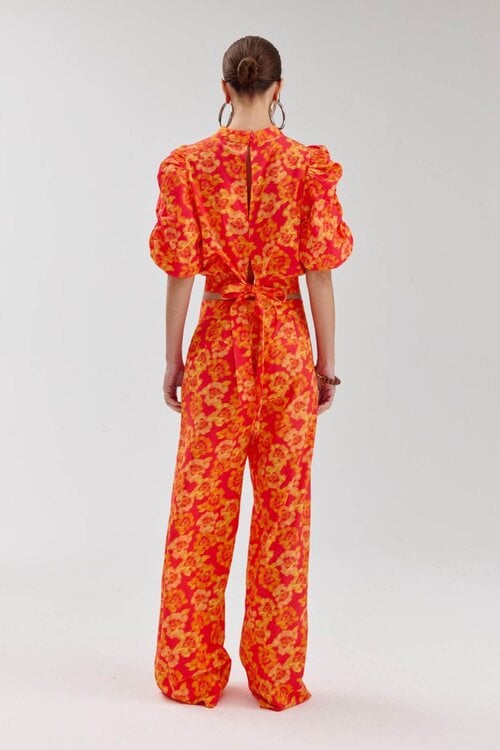 Harper & Yve Orange MACEY BLOUSE