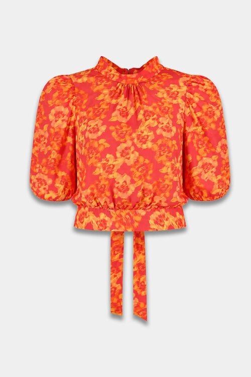 Harper & Yve Orange MACEY BLOUSE