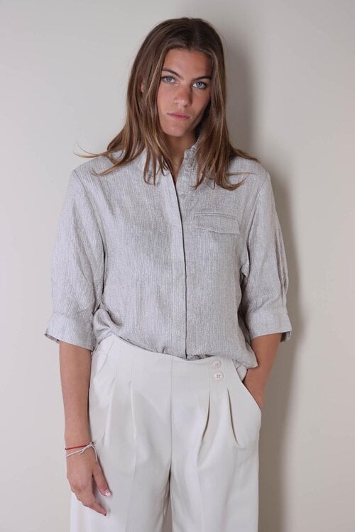Co'couture Silver Cher Blouse