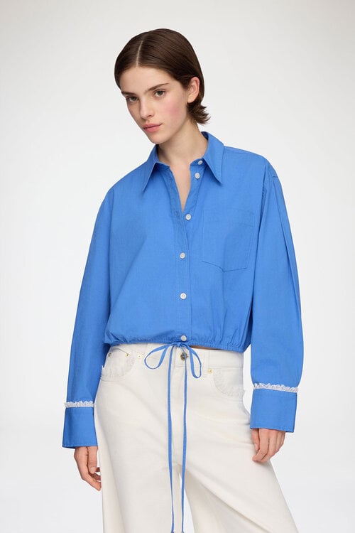 Ganni Marine Blouse