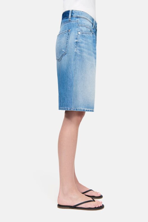 Cambio Blauwe Elin Jeans Short