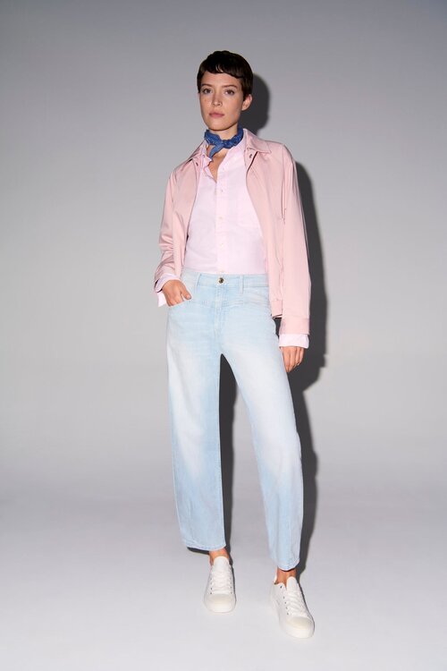 Cambio Lichtblauwe Elin Barrel Jeans