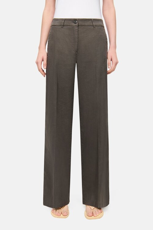 Cambio Bruine Adrienne Linnen Broek