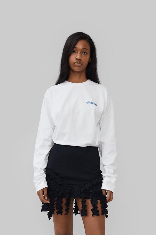 Opera Sport Mio T-shirt lange mouw Wit