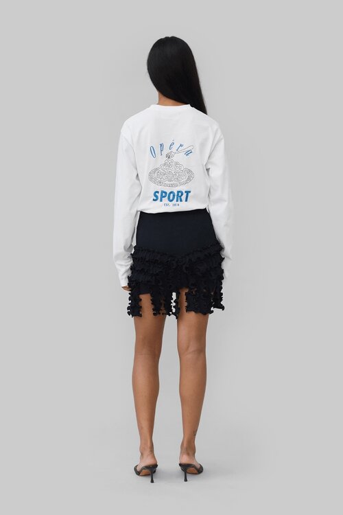 Opera Sport Mio T-shirt lange mouw Wit