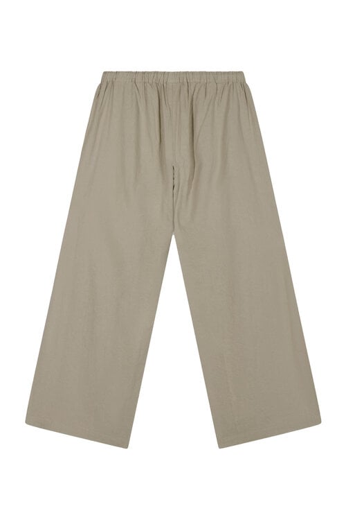 10Days cotton linen pants slit fog