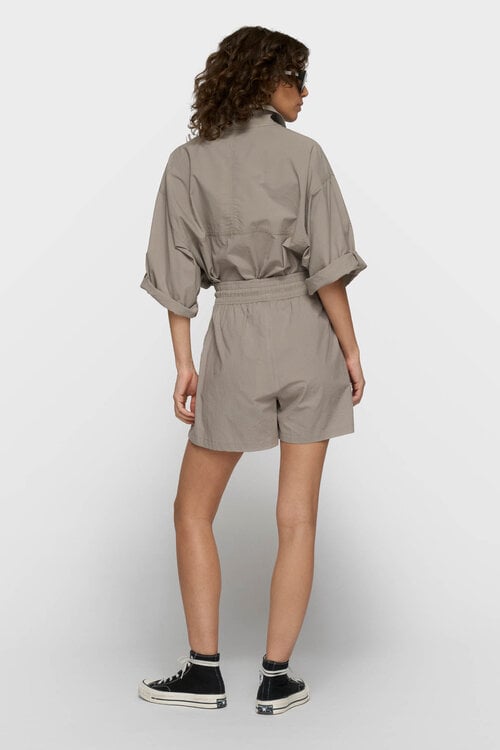 10Days wide crinkle jacket fog