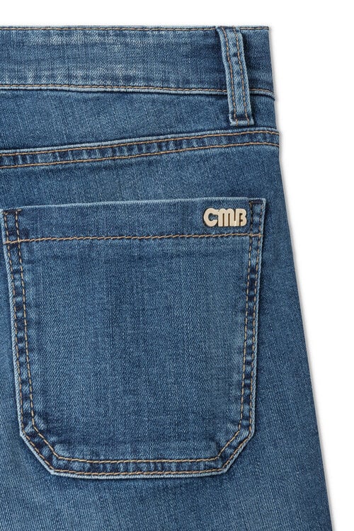 Cambio Indigo Amara Straight Jeans