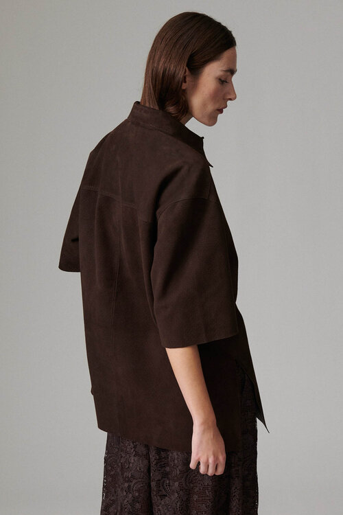 Day Birger et Mikkelsen Bruine Blousejas Suede