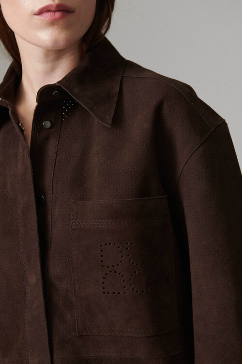 Day Birger et Mikkelsen Bruine Blousejas Suede