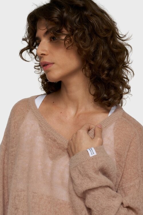 10Days thin knit sweater fudge
