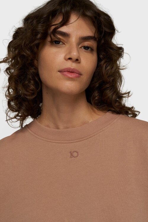 10Days pleated sweater fudge