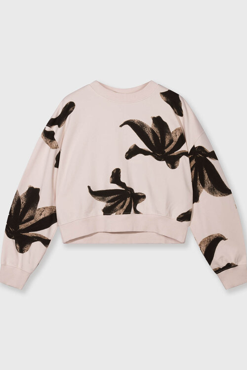 10Days cropped sweater flower powder