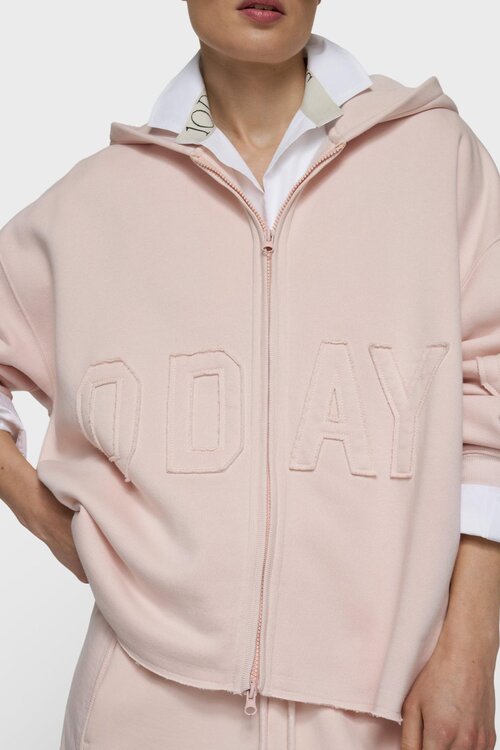 10Days statement zip hoodie roze