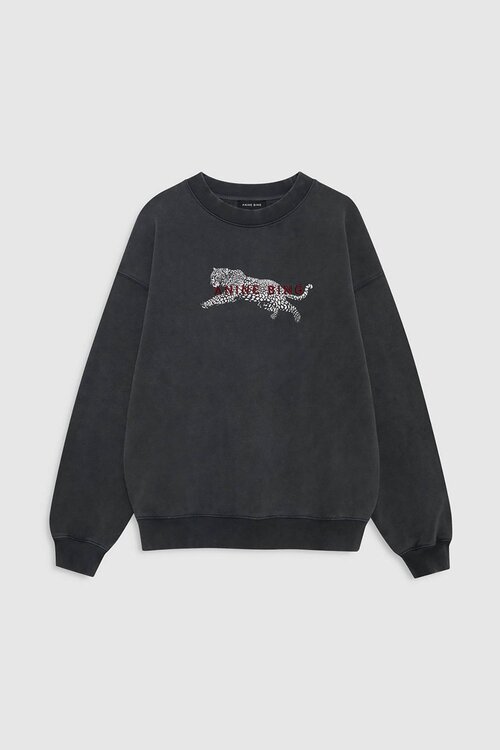 Anine Bing Spencer Sweater Washed Black