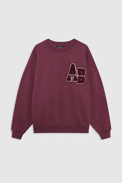 Anine Bing Miles Sweater Burgundy