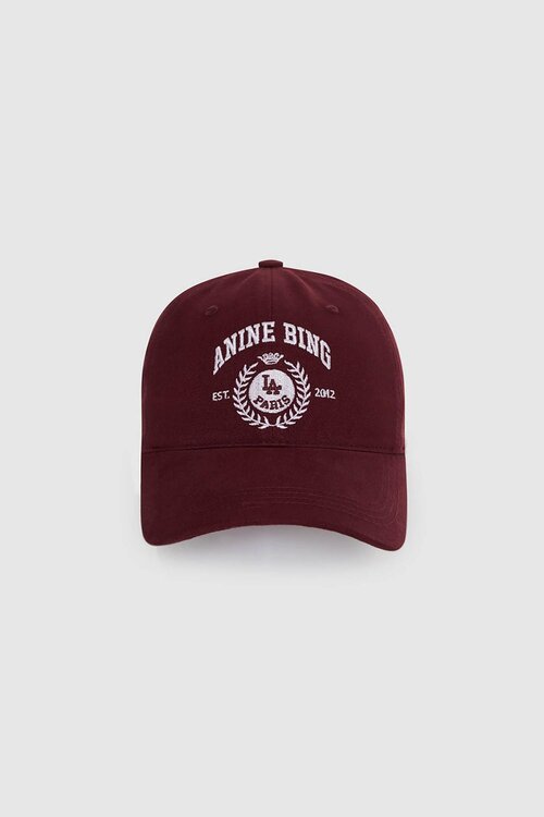 Anine Bing Jeremy Baseball Pet Burgundy